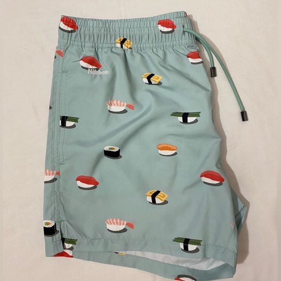 NWT NIKBEN JIRO Swim Shorts 1003- Green Size Large. - Picture 10 of 10